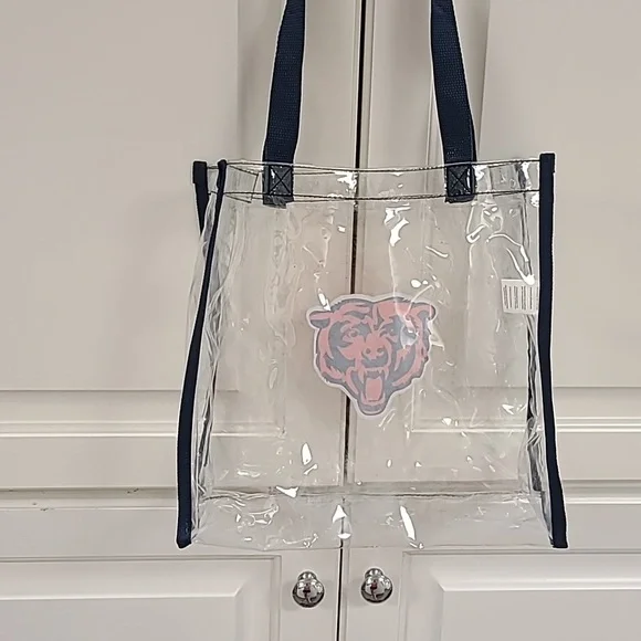 Chicago Bears Clear Tote Bag - Picture 4 of 9